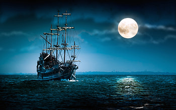 Fantasy, Ships HD wallpaper