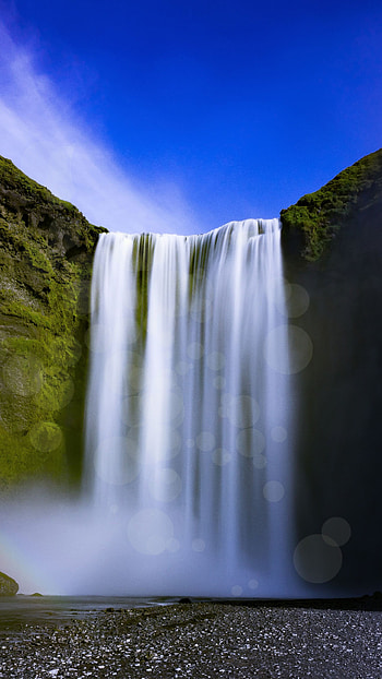 Skogafoss, Waterfalls HD phone wallpaper