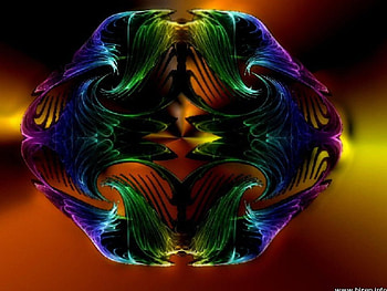 Rainbow art, 3d, rainbows HD wallpaper