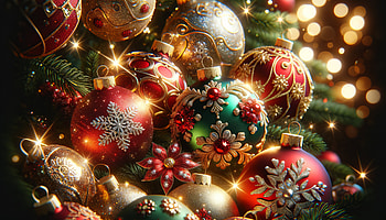 Festive Christmas Ornaments, christmas ornaments, Christmas, ornaments, holiday, Festive HD wallpaper