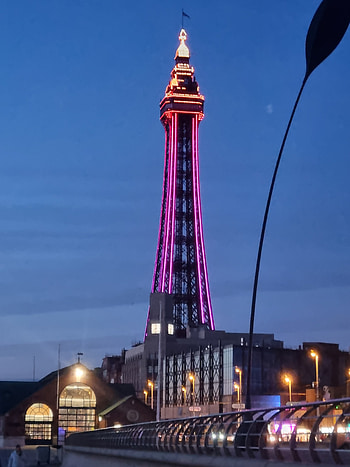 Blackpool tower, sky HD phone wallpaper