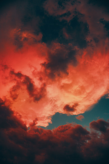 Sky, Twilight, Clouds, Dark, Dusk HD phone wallpaper
