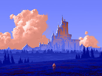 fantasy, castle HD wallpaper