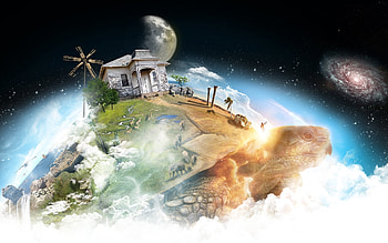 Landscape, Fantasy, Planets HD wallpaper
