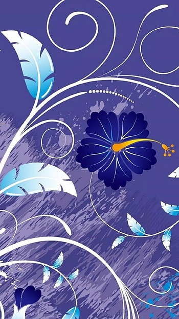 Unique, Blue Design HD phone wallpaper