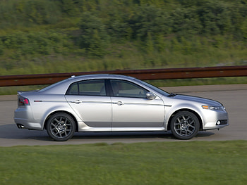 Auto, Nature, Grass, Acura, Cars, Side View, Speed, Style, Akura, Shrubs, Tl, 2007, Silver Metallic HD wallpaper