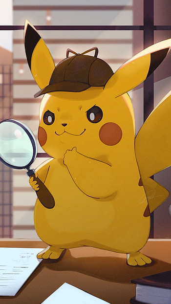 Best Pikachu, Magnifying Glass HD phone wallpaper