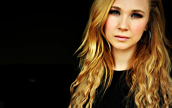 Juno Temple, background, black, model, blonde, girl, actress, woman HD wallpaper