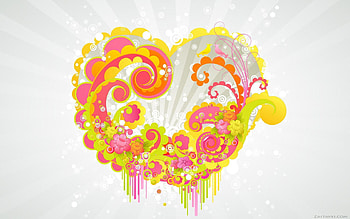 Love, Patterns, Color, Colorful, Colourful, Heart HD wallpaper