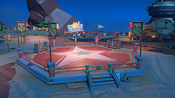 My Time at Sandrock - Vibrant Nighttime Arena, video game, My Time at Sandrock HD wallpaper