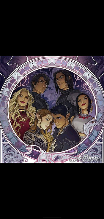 Acotar fan art 6, Rhysand, Feyre HD phone wallpaper