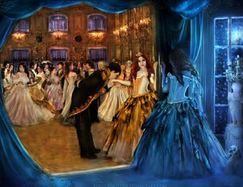 ONCE UPON A DECEMBER, MALE, FEMALE, DRESSES, DANCE HD wallpaper