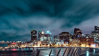 San Francisco Night, Francisco, san, Scape, Night HD wallpaper