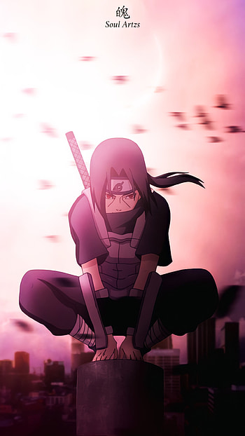 Itachi Uchiha, naruto, sasuke, magenta, art, animeboy, itachiuchiha, anime, anime HD phone wallpaper