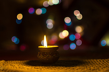 Glare, Shine, Light, Miscellanea, Miscellaneous, Candle HD wallpaper