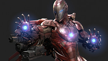 Invincible Iron Man, iron-man, superheroes, artist, artwork, digital-art, artstation HD wallpaper