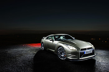 Nissan, Night, Cars, Side View, Gt-R HD wallpaper