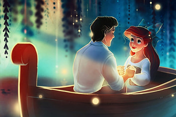 Prince Eric, Ariel (The Little Mermaid) HD wallpaper