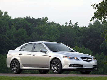 Auto, Nature, Trees, Grass, Acura, Cars, Side View, Style, Akura, Tl, 2007, Metallic White, White Metallic HD wallpaper