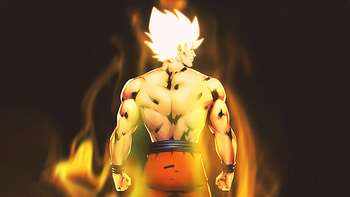 Super Saiyan Dragon Ball , dragon-ball, anime-boy, anime, artist, artwork, digital-art, artstation HD wallpaper