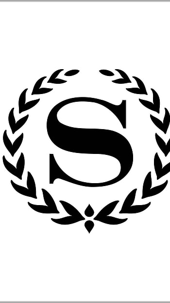 S For Lively, Black Logo, Design Background, design, background HD phone wallpaper