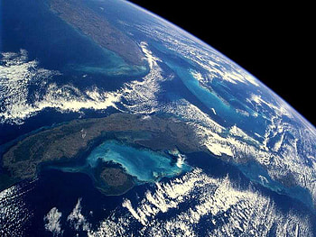 Dream Earth, view from space, earth, florida from space, florida HD wallpaper