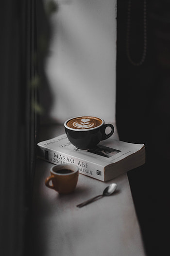 Food, Coffee, Book, Window Sill, Windowsill, Coziness, Comfort, Reading HD phone wallpaper