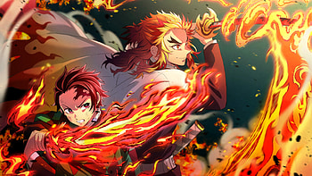 Kimetsu no Yaiba , resolution, Dark and dramatic, hub HD wallpaper