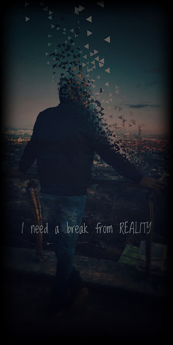 Reality (Man in black), boys, Alone HD phone wallpaper