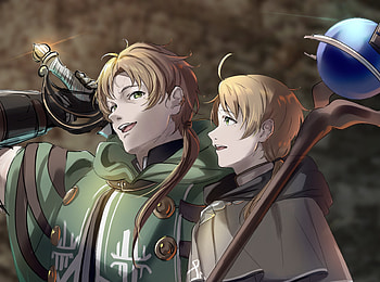 Paul & Rudeus, Paul Greyrat, Rudeus Greyrat, Anime, Mushoku Tensei: Jobless Reincarnation HD wallpaper