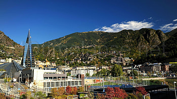 Andorra la Vella, Cityscape , Modern capital, Broken Panda selection HD wallpaper