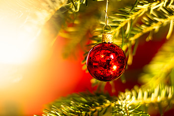 Holidays, New Year, Christmas, Ball, Christmas Tree, Decoration HD wallpaper