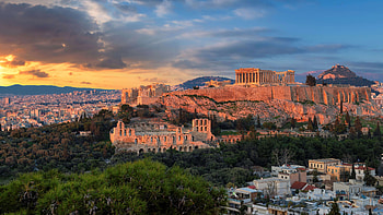 Acropolis, Athens HD wallpaper