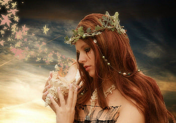 The Sound of Solitude, lady, sound, fantasy, solitude HD wallpaper