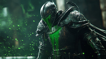 fantasy, knight, cursed armor, poison, armor HD wallpaper
