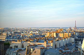 Cities, Paris, Eiffel Tower, Panorama HD wallpaper