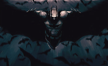 Batman New Flying, batman, superheroes, digital-art, artwork, artstation HD wallpaper