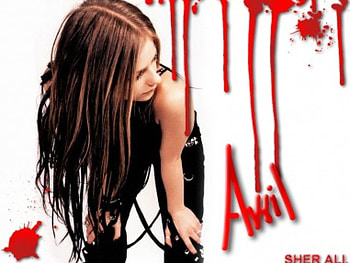 Avril, avril blood HD wallpaper