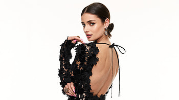 Taylor Hill Oscar De La Renta Fall, taylor-hill, celebrities, girls, model, black-dress HD wallpaper