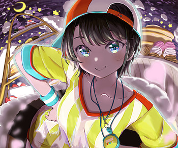 Oozora Subaru, hololive, Oozora Subaru, Anime, Virtual Youtuber HD wallpaper