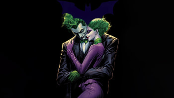 Batman The Joker Inside Out, joker, superheroes, artwork, artist, digital-art, deviantart HD wallpaper