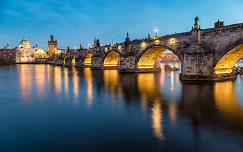 Charles Bridge Prague, Czech Republic, Ultra HD wallpaper