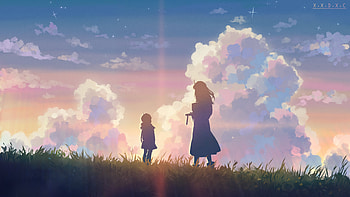 Souta Munakata & Suzume Iwato, Suzume Iwato, Souta Munakata, Anime, Suzume no Tojimari HD wallpaper