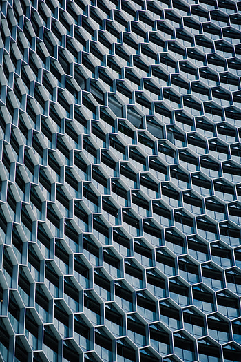 Architecture, Building, Texture, Textures, Facade, Hexagons HD phone wallpaper