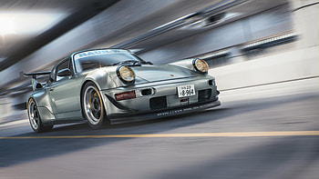 Porsche 964 RWB CGI, porsche, cars, behance, cgi HD wallpaper