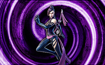 Psylocke, violet grunge background, Fortnite, vortex, Fortnite characters, Psylocke Skin, Fortnite Battle Royale, Psylocke Fortnite HD wallpaper