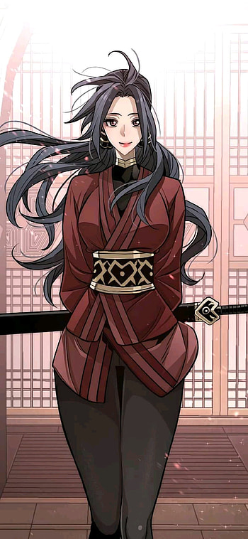 Anime Girl, red, art, manhwa, anime_girl HD phone wallpaper
