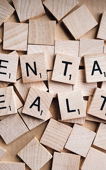 Scrabble and mental health, Word tile connection, Wellness messaging, Word game symbolism HD phone wallpaper