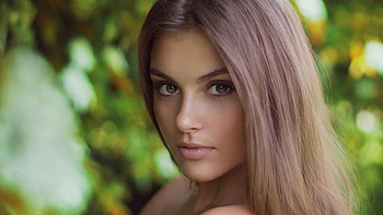 blonde, model, look, beauty HD wallpaper
