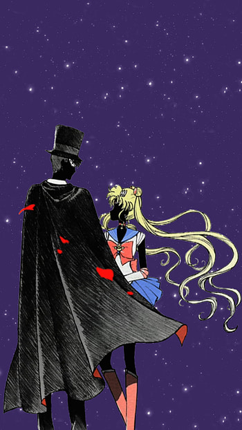 Tuxedo Mask, sailor, tuxedomask, moon, usagitsukino, manga, anime, sailormoon, sailor moon HD phone wallpaper